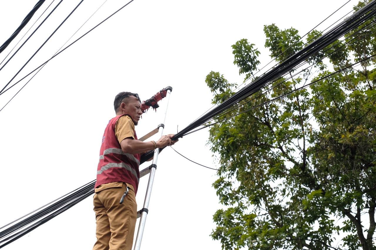Penertiban Kabel Dimulai, Wali Kota Pastikan Tanpa Blackout Internet